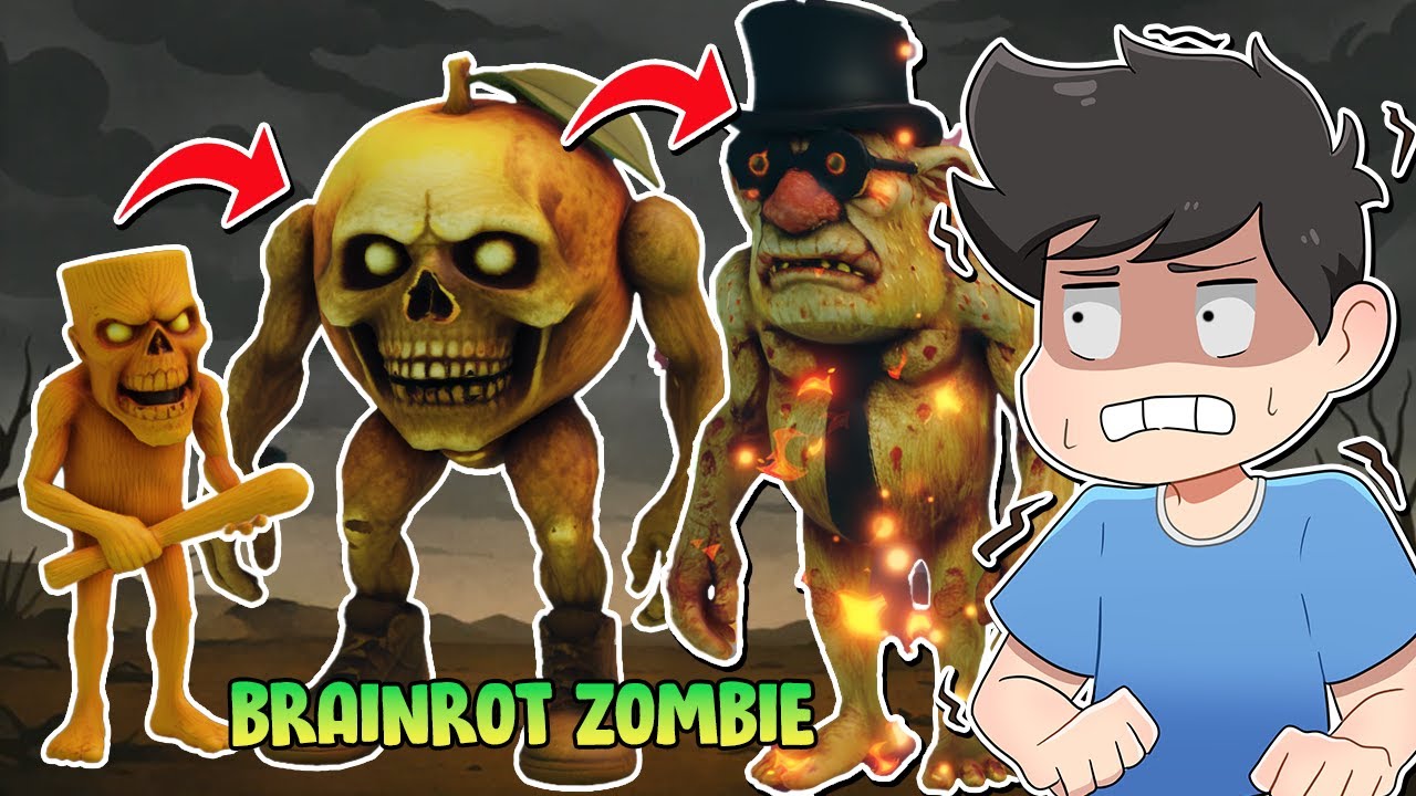 Brainrot Noob to Zombie Brainrot | Roblox | Brainrot Evolution Zombie