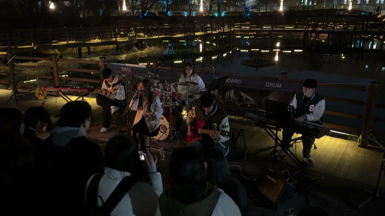 잔향 [newjeans - supernatural(band ver.)] 개강 버스킹(250306)