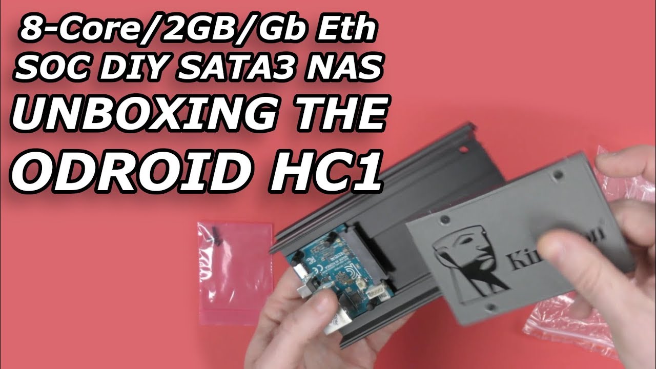1 of 2 - Unboxing ODROID HC1 (Home Cloud 1) 8-Core XU4-Based SBC NAS
