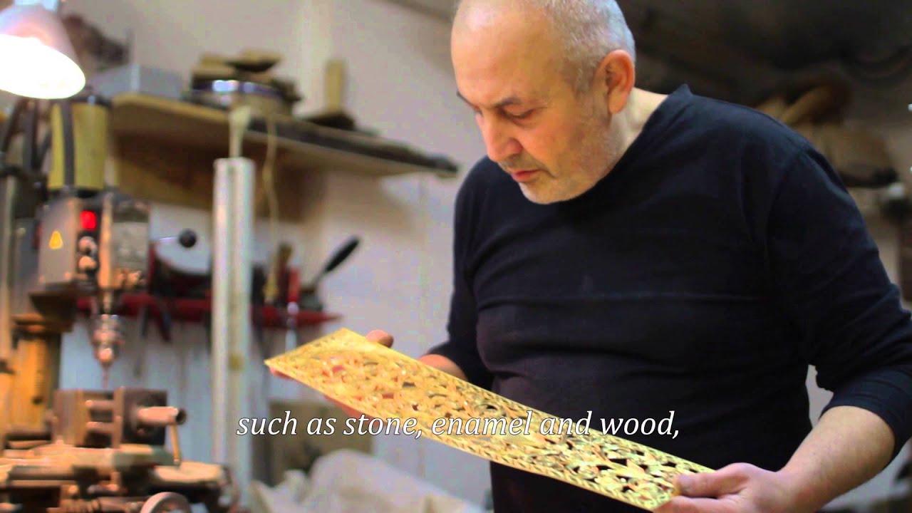 Yaakov Davidoff, Goldsmith at work