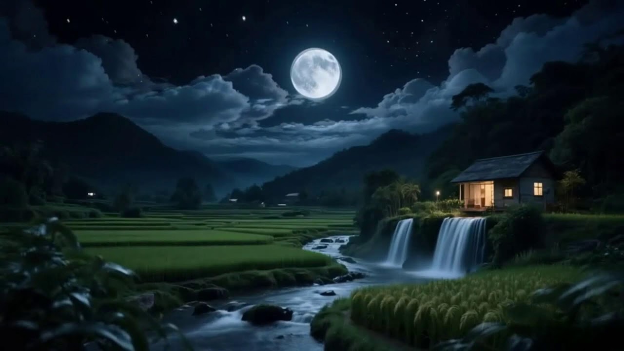 Peaceful Night 🌑Healing of Stress,Anxiety and Depressive States,Stop Overthinking,Day Relax 7