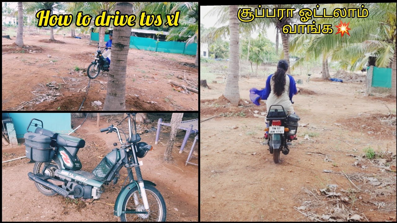 How to drive XL Heavyduty🏍/ Xl Super Easy ah ஓட்டலாம் வாங்க💃/ Gramathu Tamilponnu