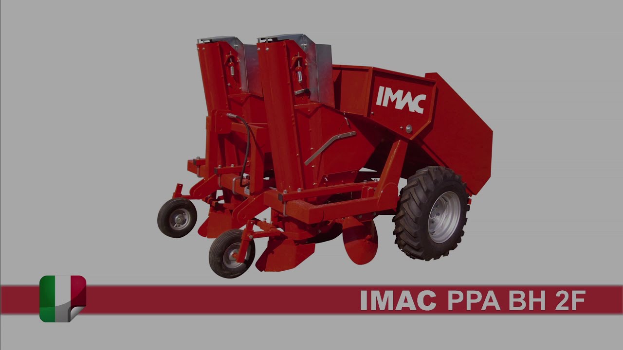 mod. PPA-BH 2 ROWS - AUTOMATIC POTATO PLANTER IMAC  (WITH HYDRAULIC HOPPER)