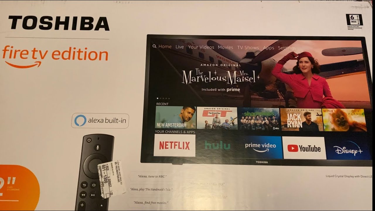 TOSHIBA FIRE TV UNBOXING!!!!