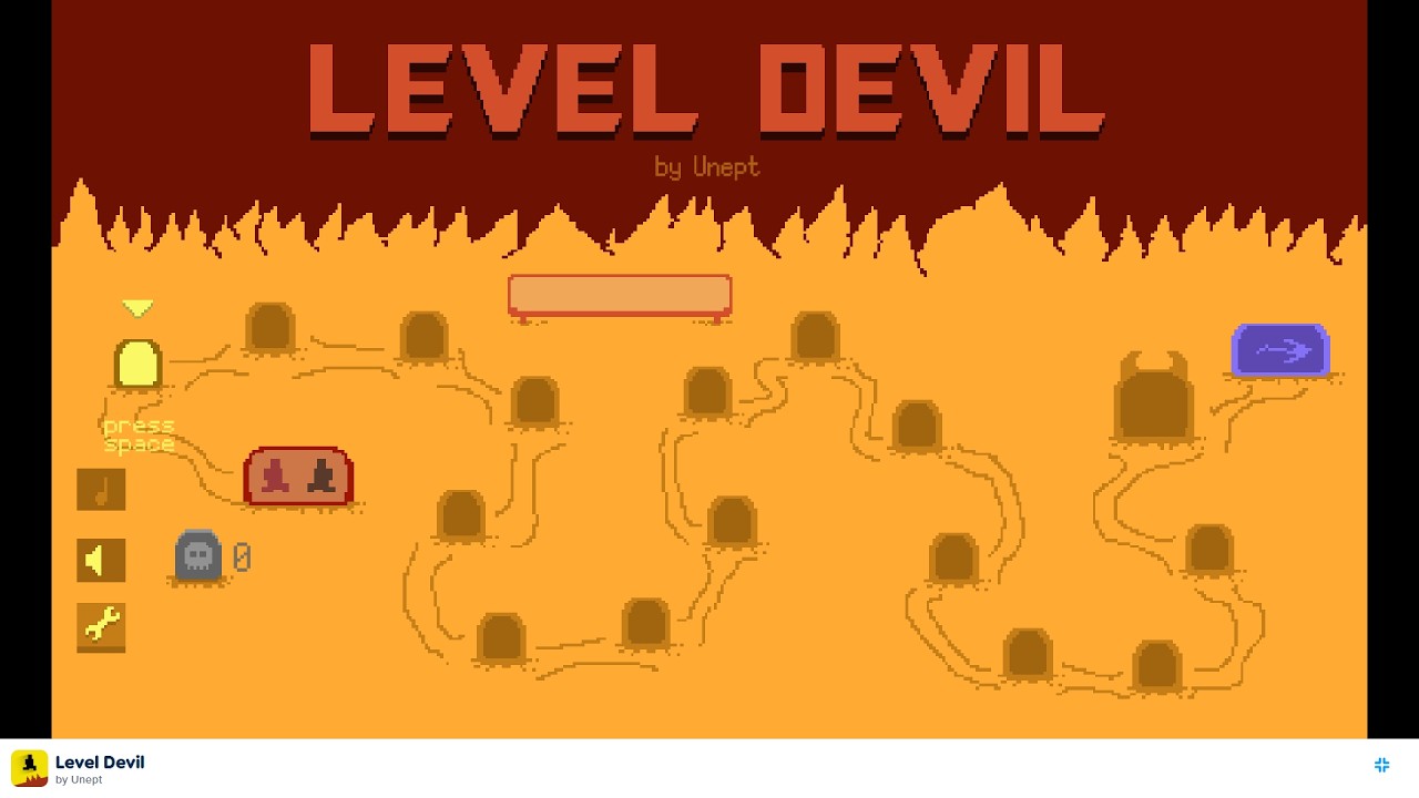 playing a game that trolls the player (LEVEL DEVIL game)  part-1 (read the description)