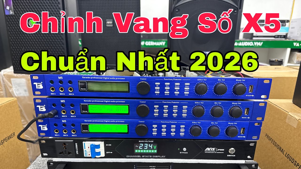 Hướng Dẫn Chỉnh Effect Vang Số X5 Để Hát Bolero Chuẩn Nhất 2026