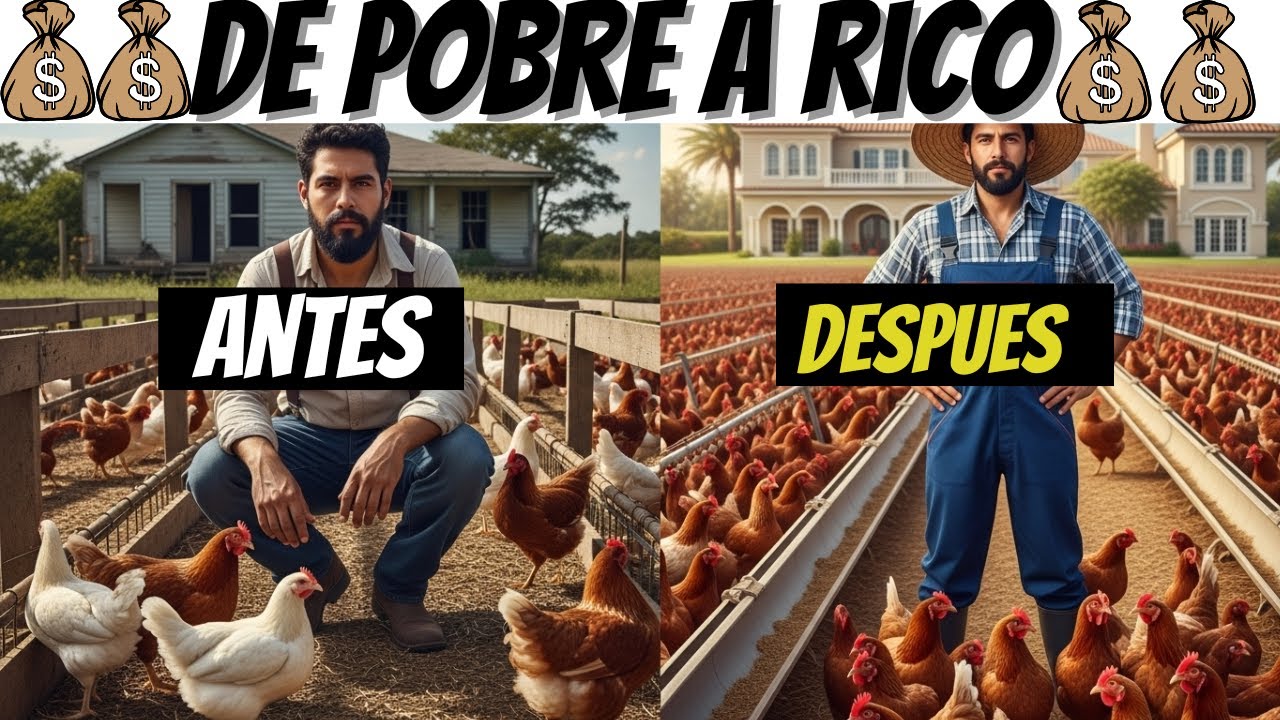 como pase de 20 gallinas a tener 1000 4 meses tienes que ver mi historia en este video