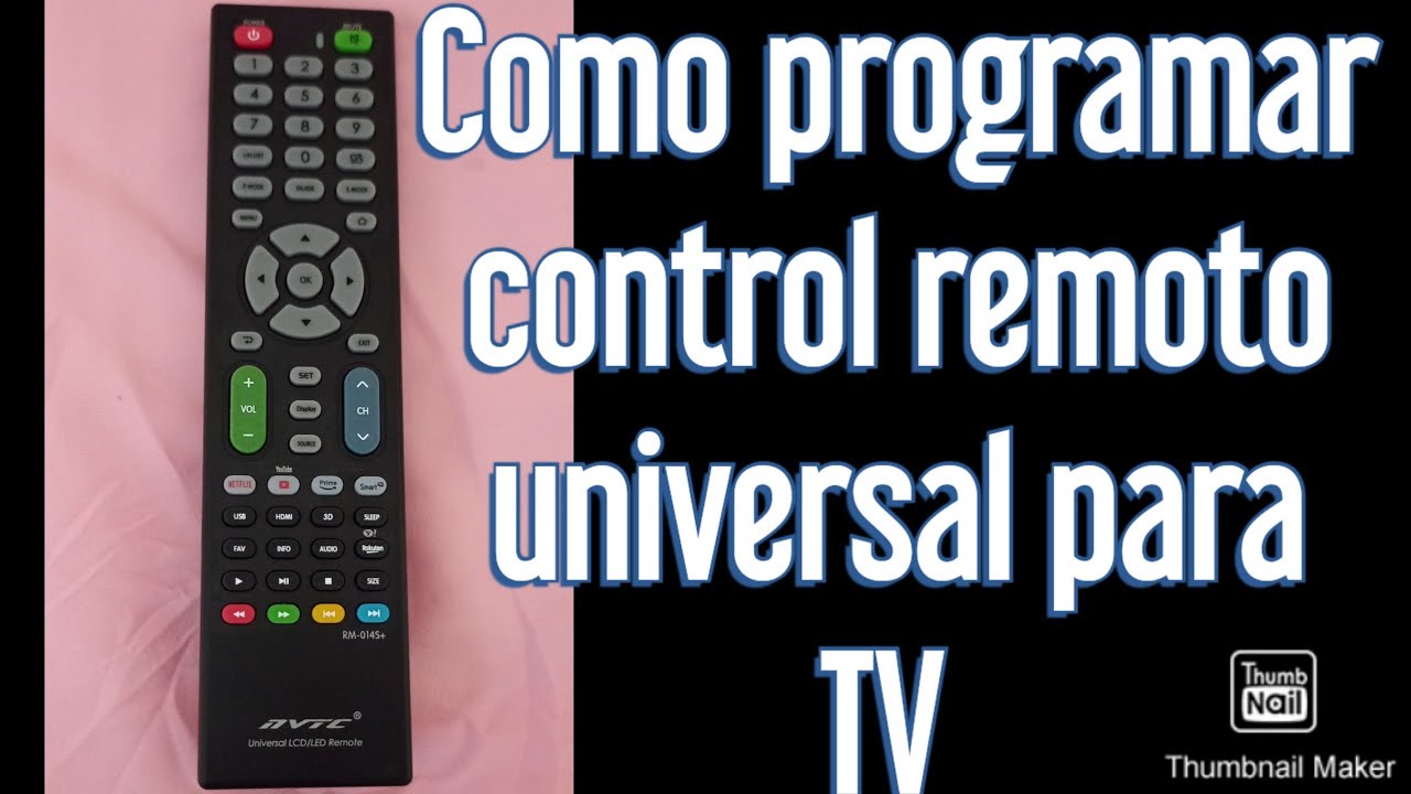 Como programar control remoto universal // Configurar control remoto para Smart TV