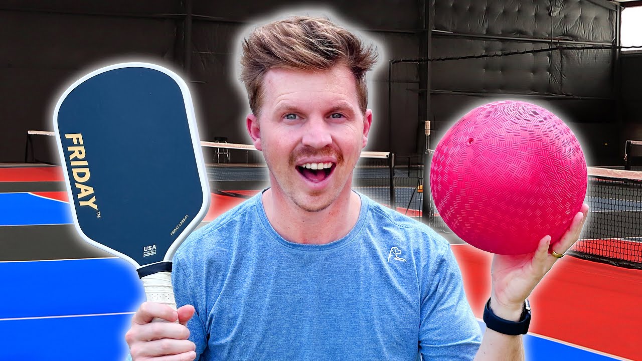 We Played Pickleball with a Dodgeball!