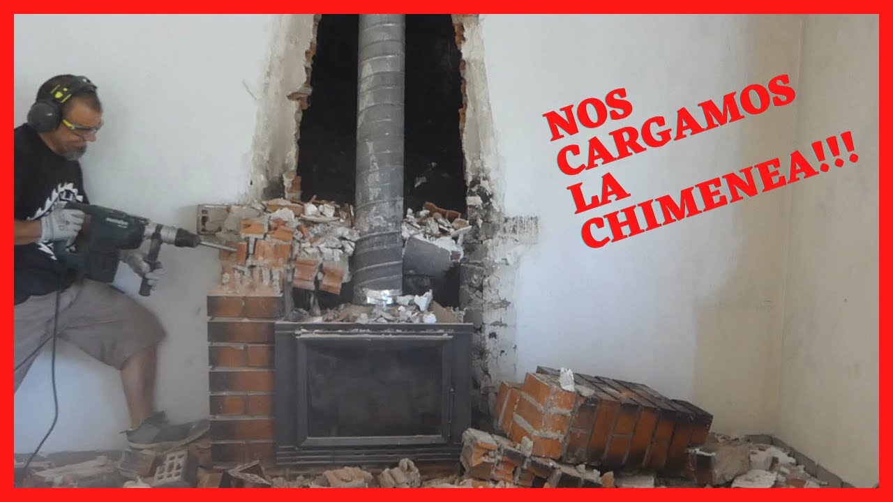 🏠REFORMANDO MI CASA #3 Como Demoler una CHIMENEA 💥
