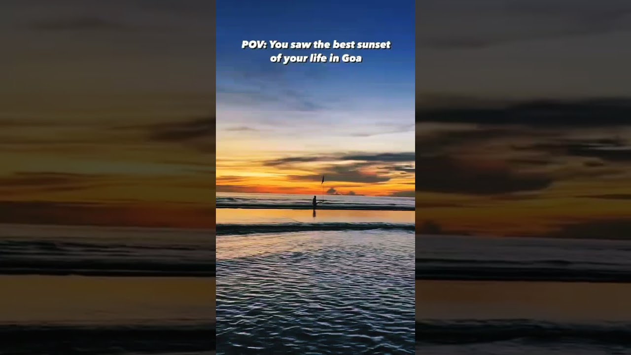 goa sunset beautiful #shorts #goa #sunset vibes #YouTubeshots