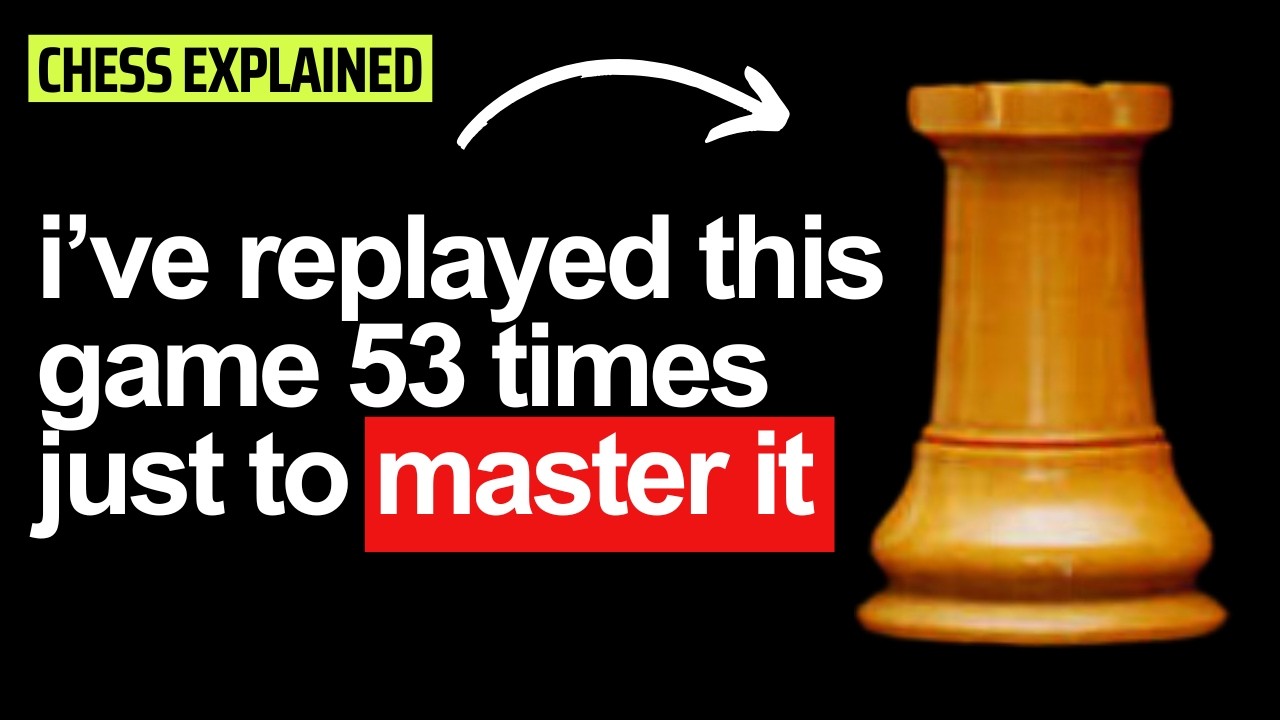The BEST Rook Endgame In Chess History: Copy This And Win