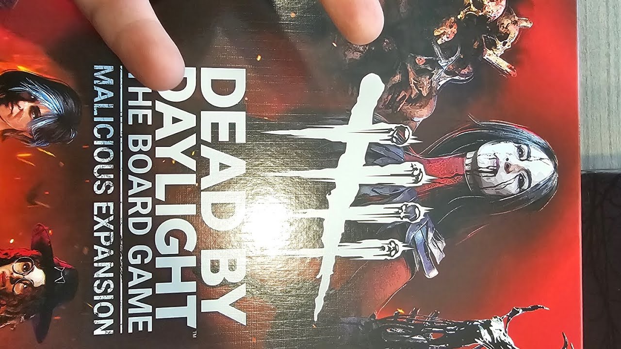 Dead By Daylight Malicious Expansion Board Gane Unboxing