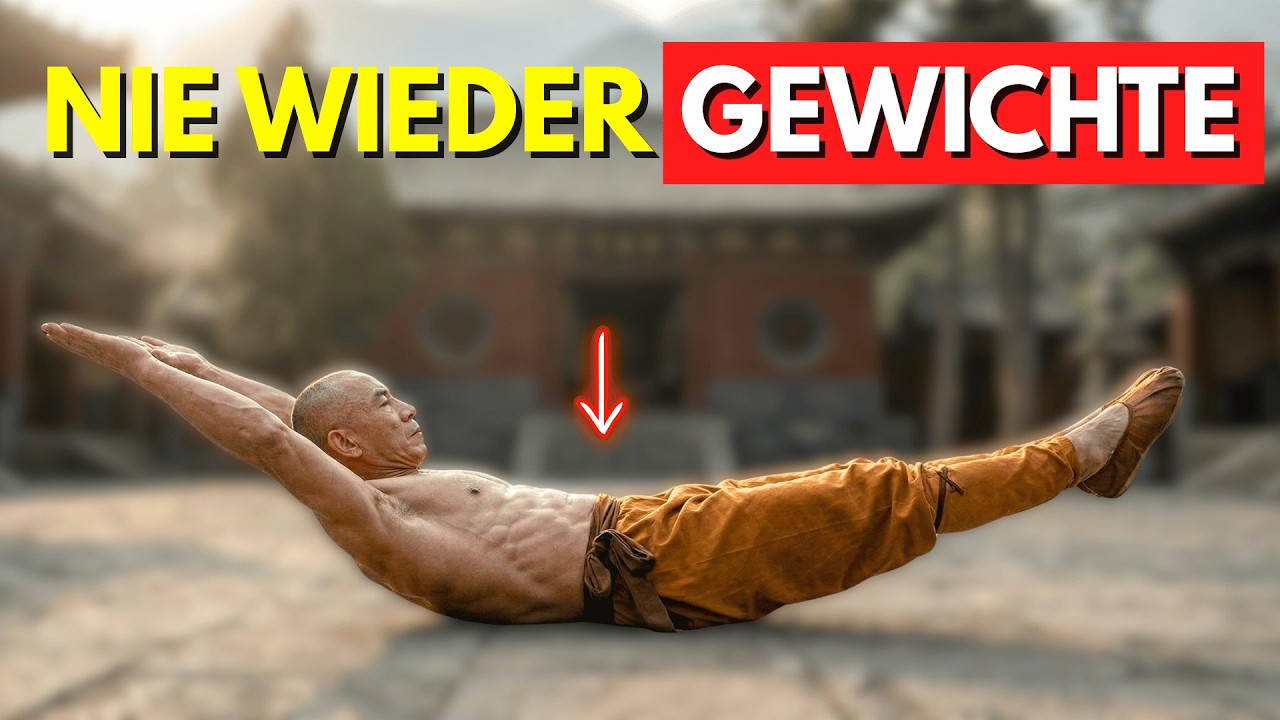 5 isometrische Shaolin-Halteübungen für unglaubliche Kraft ab 50 (ohne Gewichte)