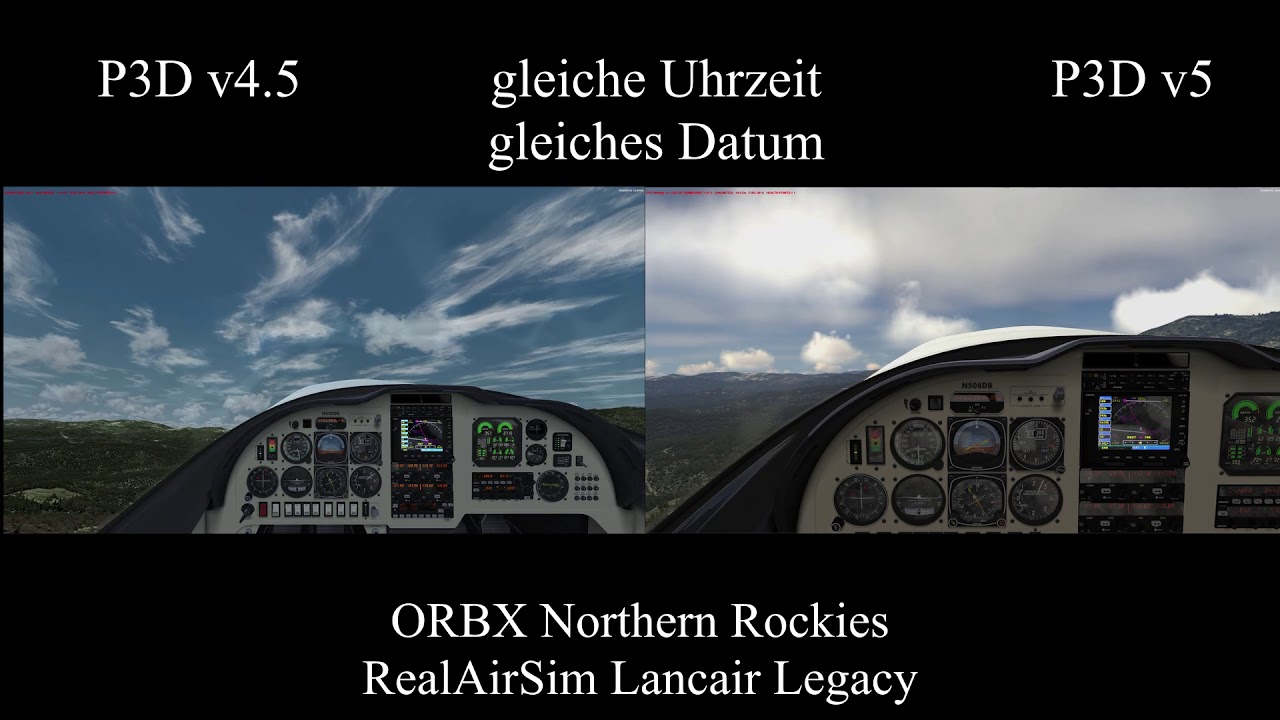Vergleich P3Dv4.5 vs P3Dv5