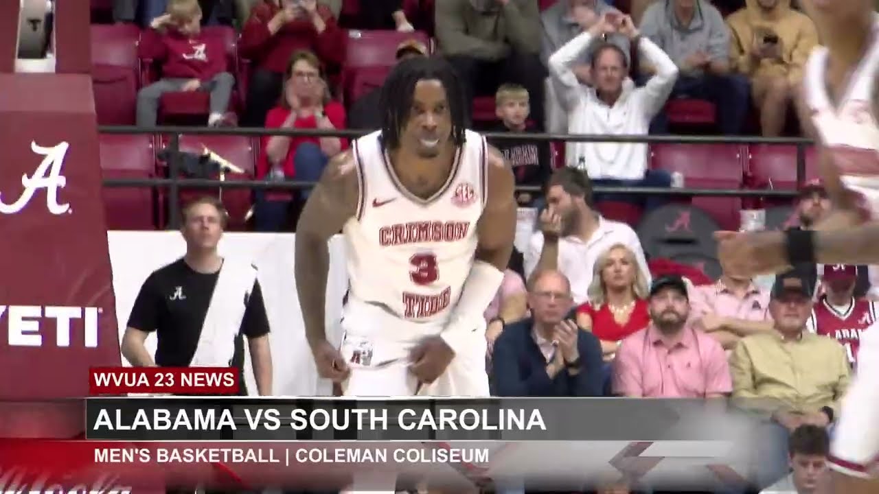 Alabama Men's Basketball vs South Carolina 2-14