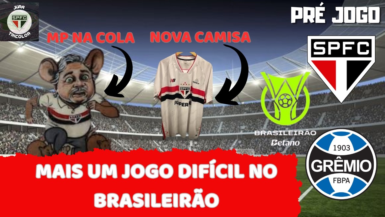 A POLÊMICA DA NOVA CAMISA | MP INDO PRA CIMA DO CASARES | PRÉ JOGO SPFC X GRÊMIO | BRASILEIRÃO 2026.