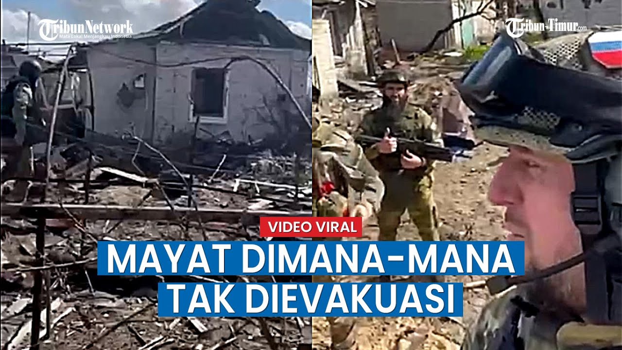 Laporan Prajurit Chechnya Kondisi Rubizhne Hancur, Mayat Dimana-mana Tak Dievakuasi