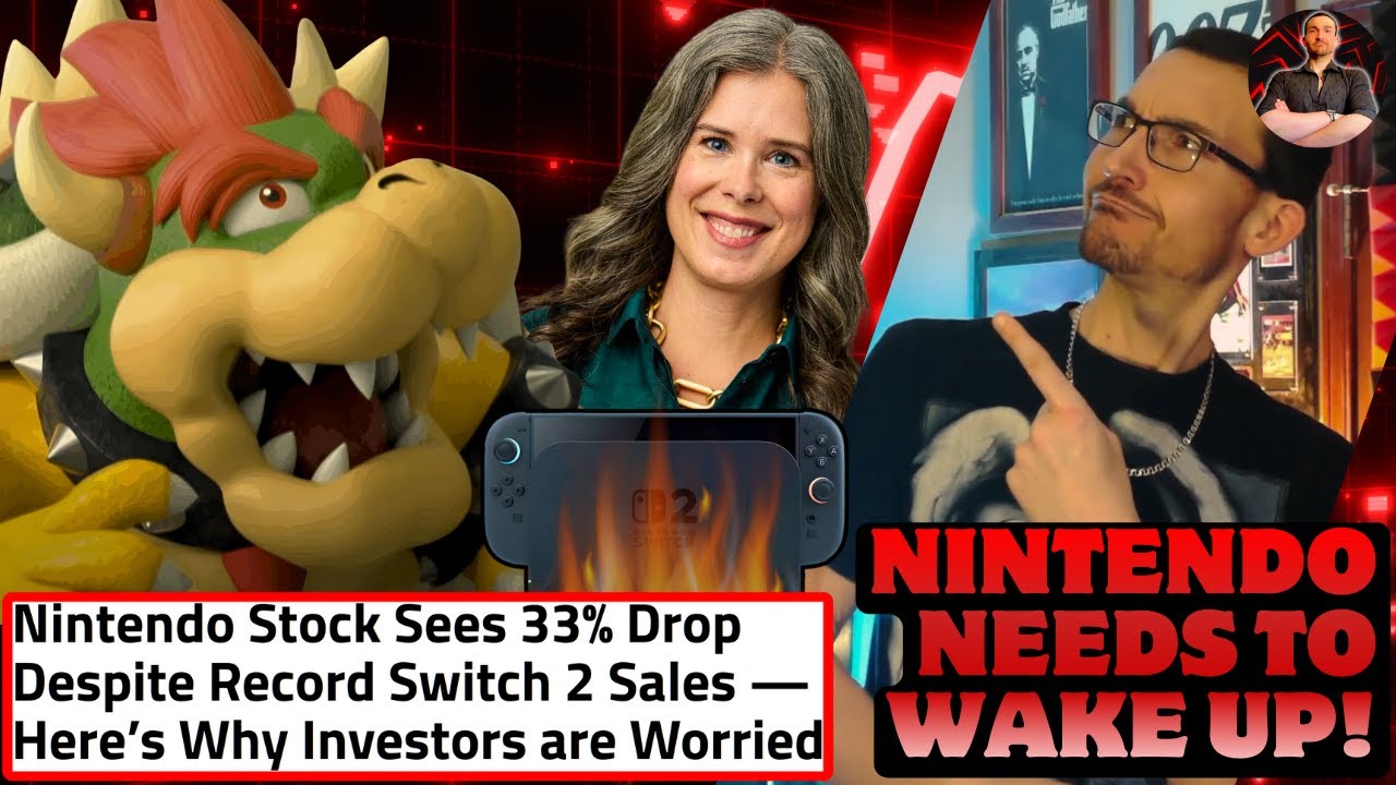 У Nintendo большие проблемы! Новый президент — активист-активист, и их акции стремительно падают!