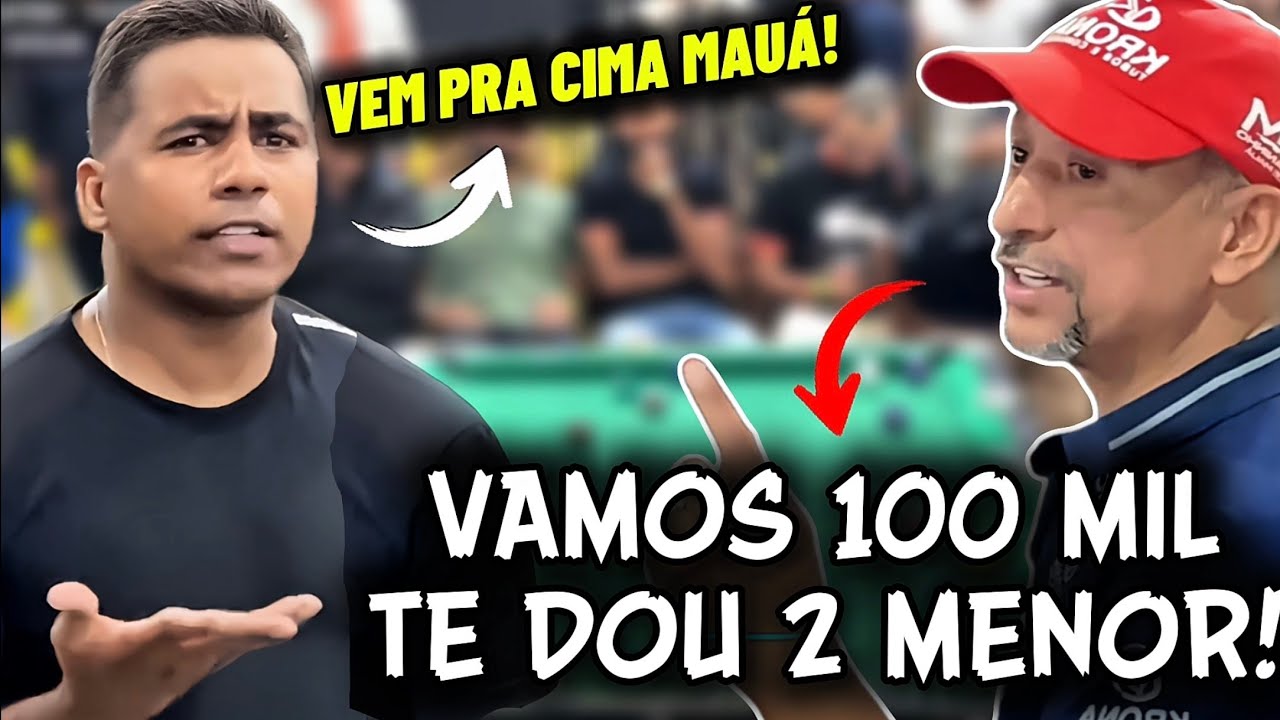 O BAIANINHO CHAMOU O MAYCON PRA JOGAR DE 100 MIL COM O PARTIDO DE 2 MENOR