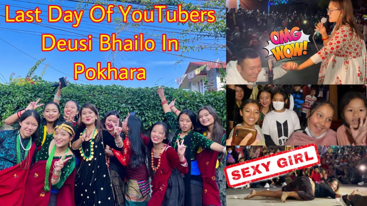(Day 3) Last Day Of YouTubers Deusi Bhailo In Pokhara | 🔥Unexpectedly Crowded🔥 || 🪔Happy Tihar🪔