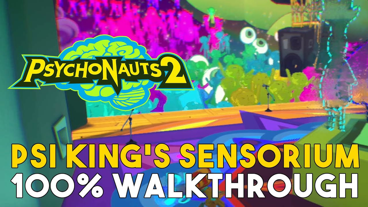 Psychonauts 2 Psi King's Sensorium 100% Walkthrough (All Collectible Locations)