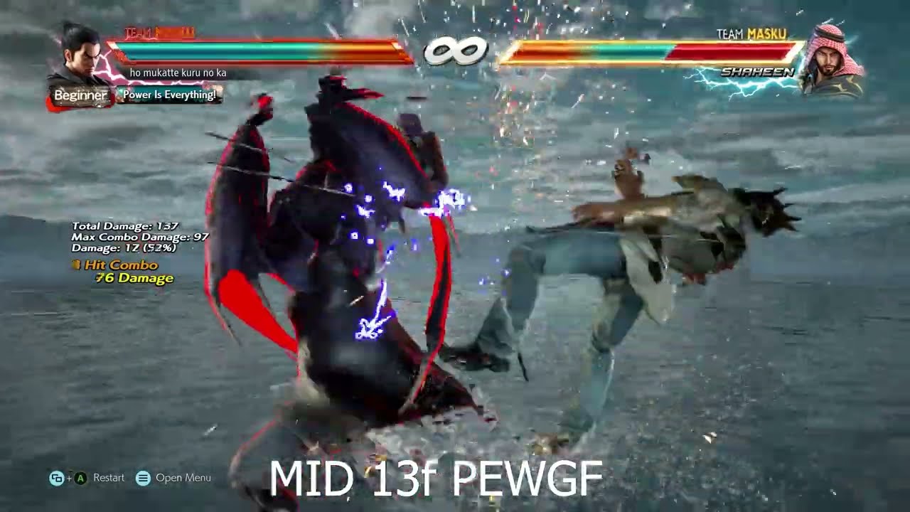 Mishima EWGF Properties & Different Combos