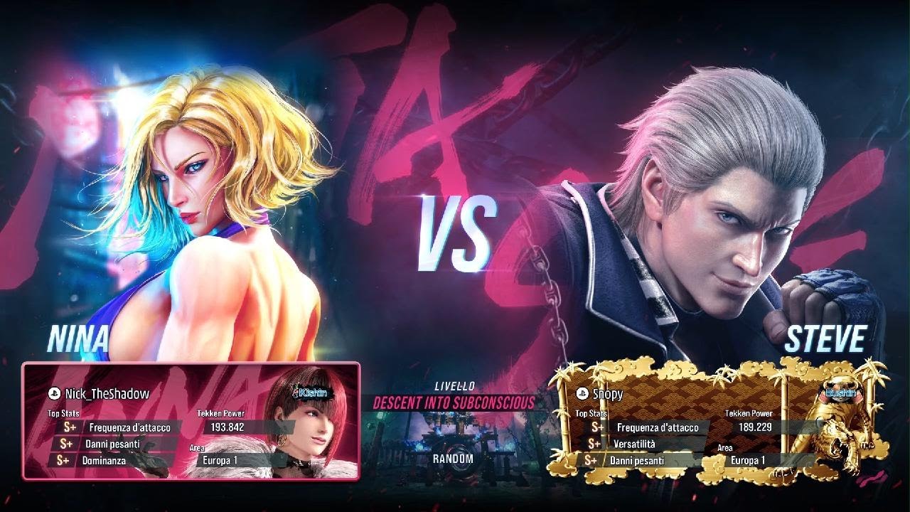 Nina VS Steve Tekken 8 Season 2 Ranked Matches