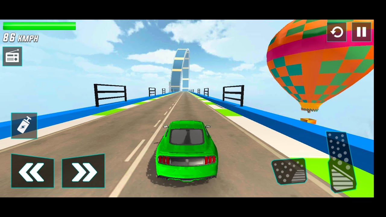 Muscle Car Stunts 2020: Mega Ramp Stunt Car Games ||MODE GTSTUNT|| {LEVEL 1 TO 5}