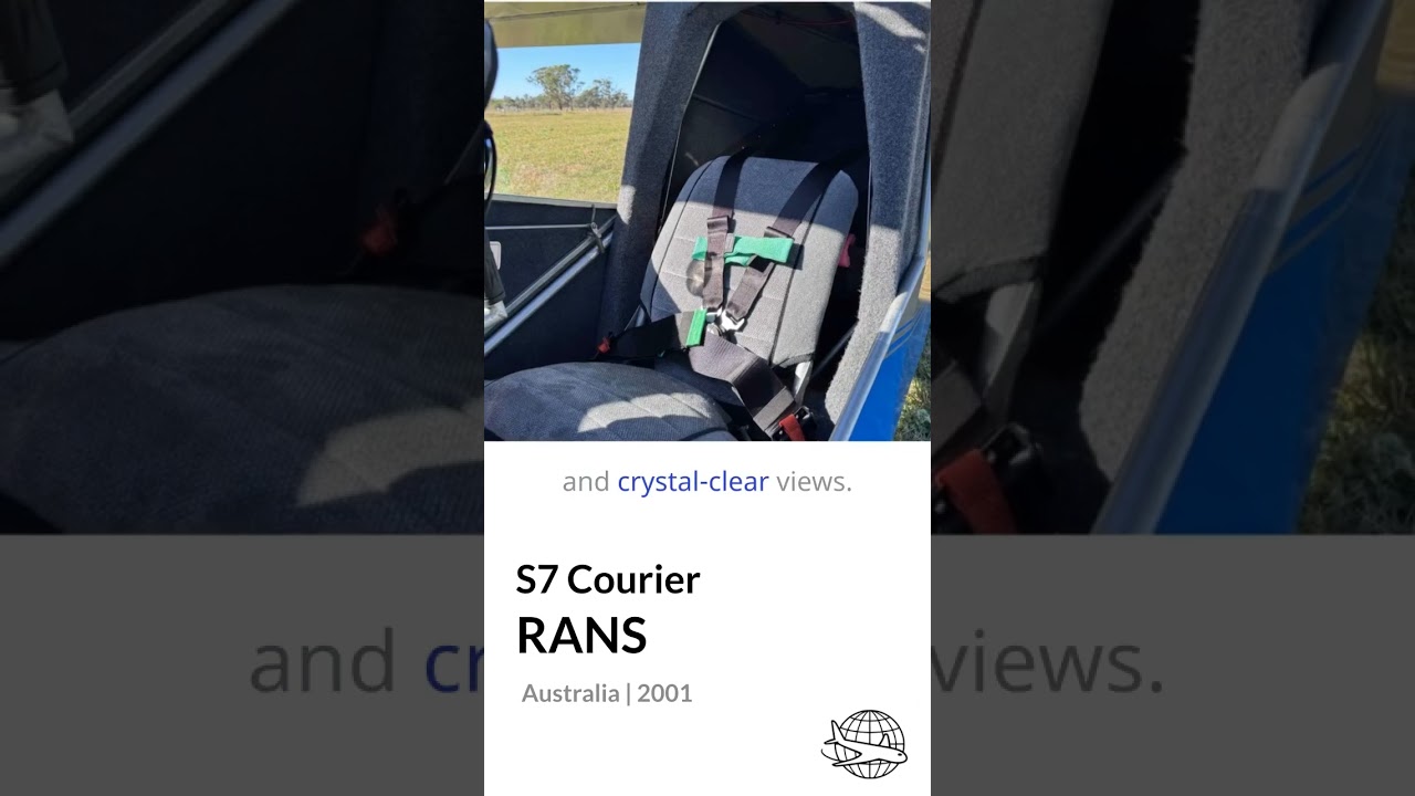 2001 RANS S7 Courier FOR SALE! New Avionics & Fresh Overhaul