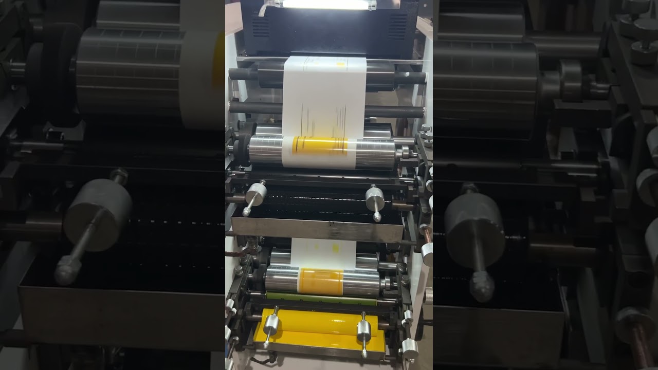 Small 2 Color Flexo Printing Machine #printingmachine #machine #packagingmachine
