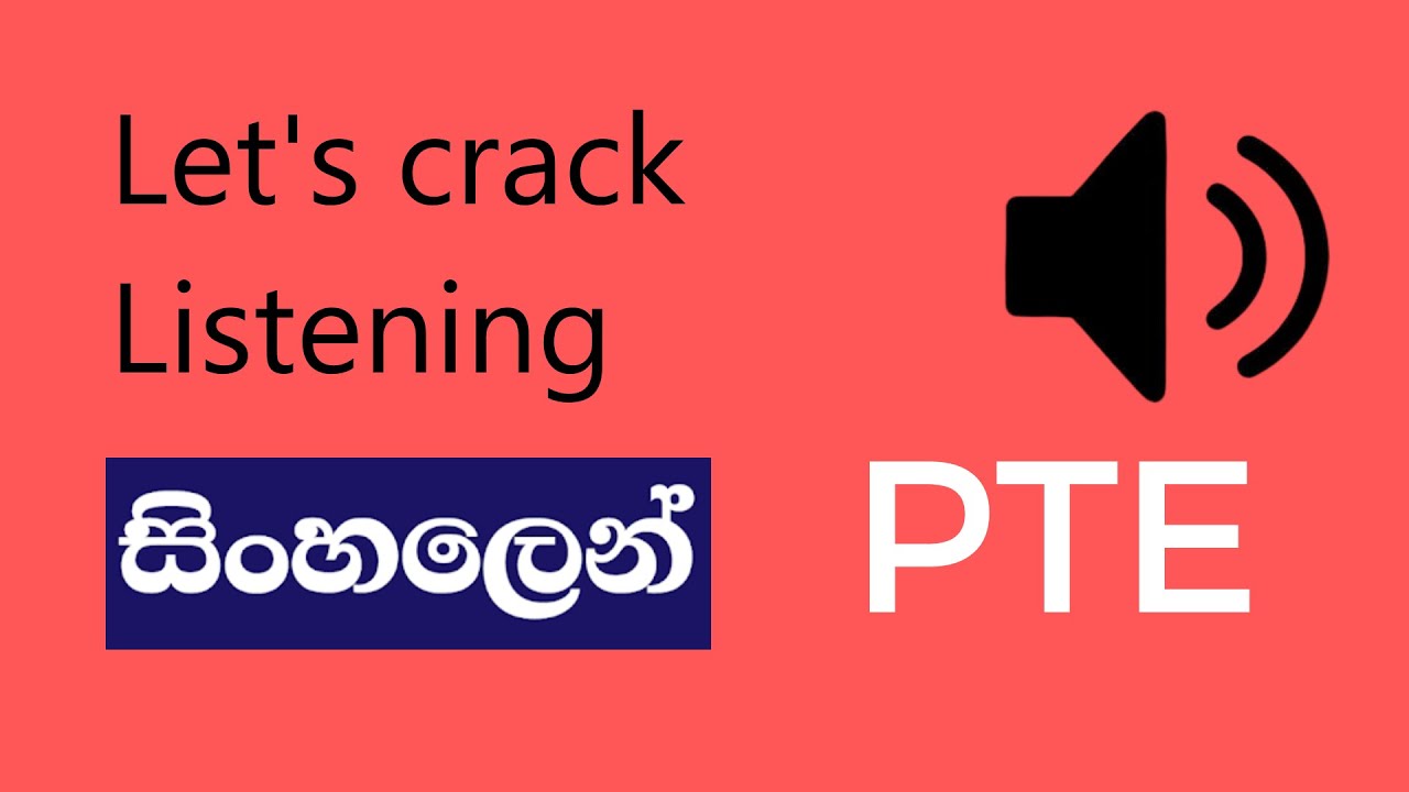 PTE Listening Tips and Tricks in Sinhala