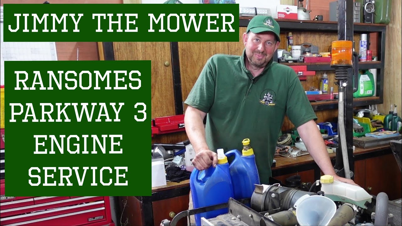 Ransomes Parkway 3 Engine Service with Jimmy the Mower Kubota V1505 turbo diesel engine maintenance
