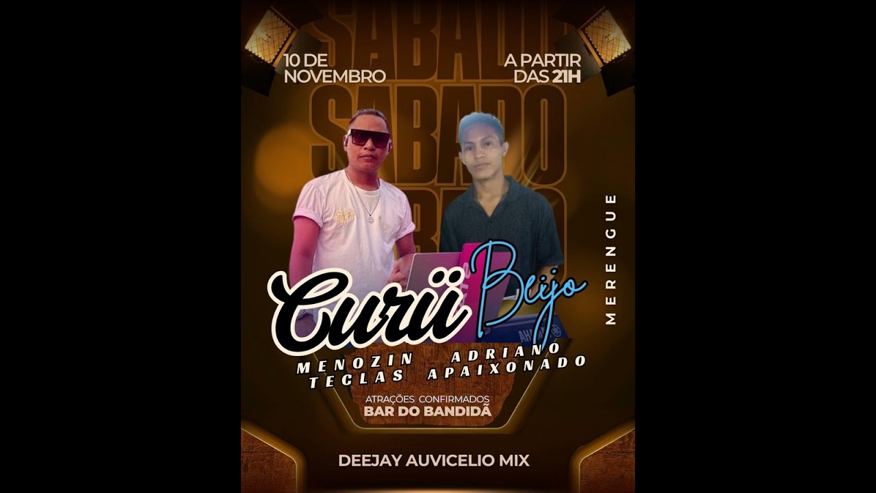 08 - CD NOVO PROMOCIONAL CURÜ BEIJO ADRIANO APAIXONADO FT MENOZIN TECLAS O GAROTINHO DO ARROCHA