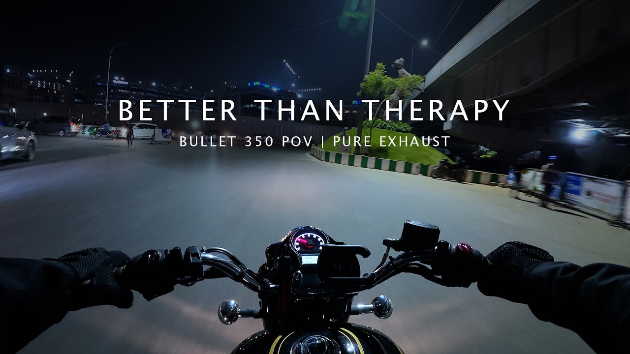 Riding a Bullet 350 in Hyderabad Traffic | Raw Sound & Pure Vibes | Bullet of Hyderabad [4K]