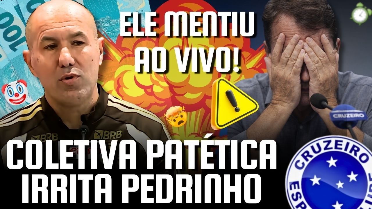 ATENÇÃO: COLETIVA PATÉTICA DE JARDIM IRRITA PEDRINHO | PRESIDENTE PERDE A PACIÊNCIA E VAI FALAR