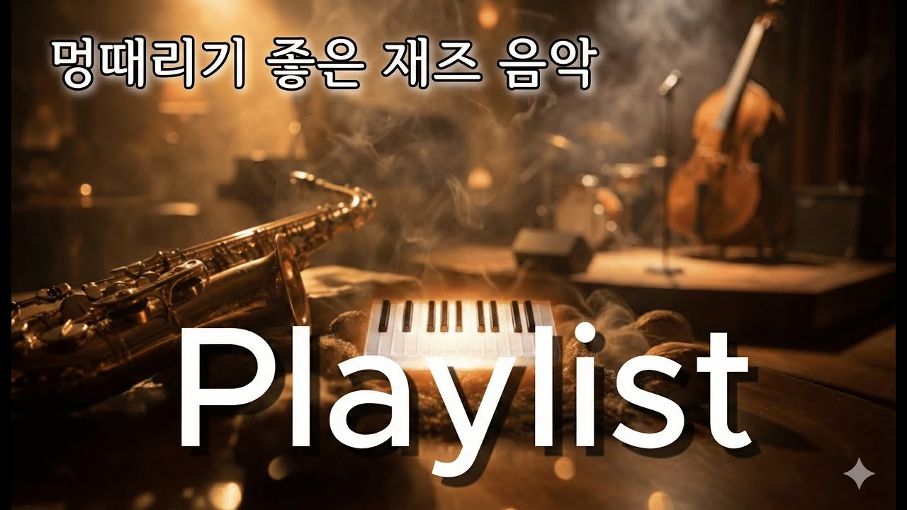 [Playlist] 복잡한 생각은 잠시 끄고 멍때리기 좋은 시간 🍷 기분 좋은 미디엄 템포 재즈 (Jazz Instrumental/Study/Work)