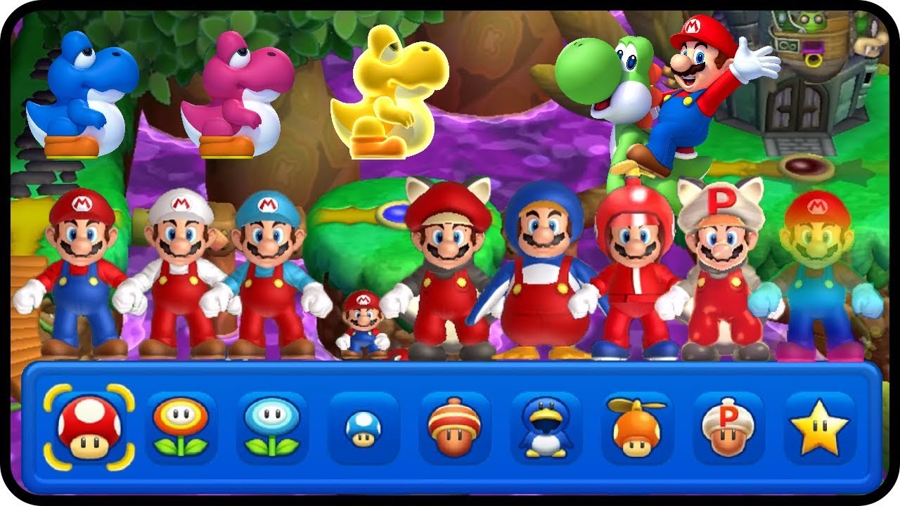 New Super Mario Bros. U: All Power-Ups