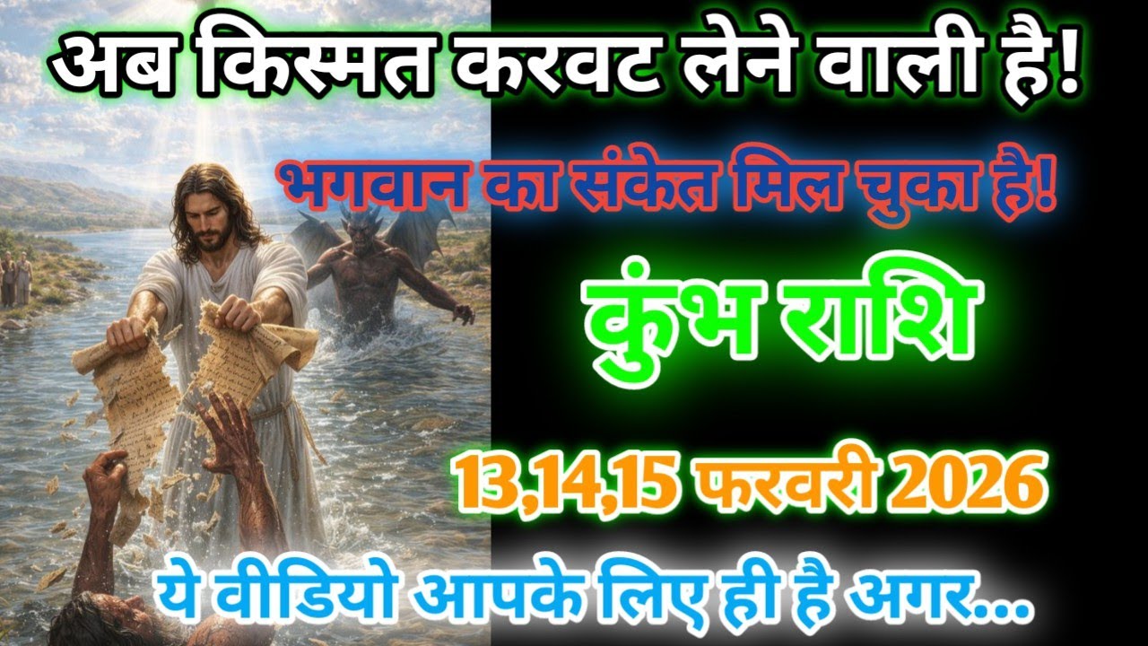 कुंभ राशि!अब किस्मत करवट लेने वाली है भगवान का संकेत मिल चुका है kumbh rashi 
