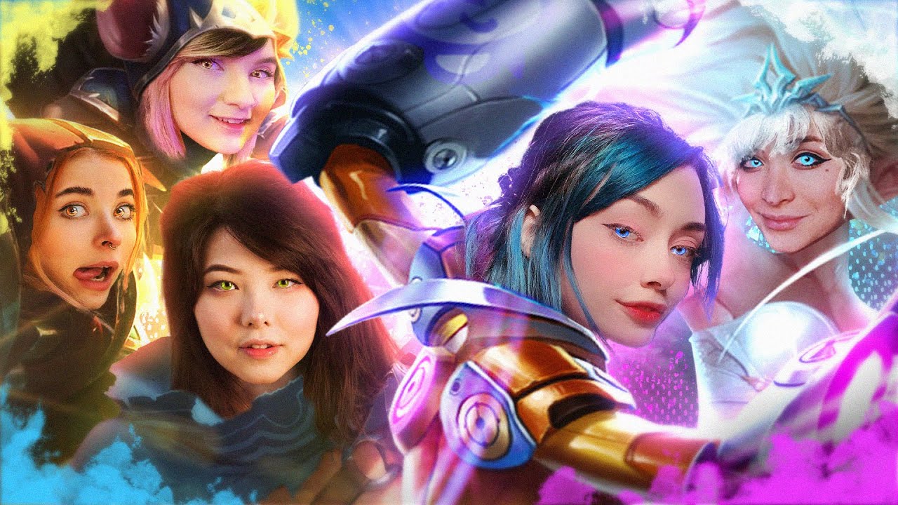GAROTAS MÁGICAS: O COMBO KYUMI RUNFOU! (ft. Mayumi, Thaiga, Briny e Riyuuka) | League of Legends