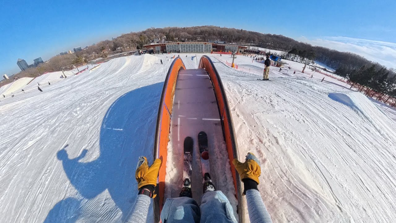 Best Skiing In The Midwest!? Hyland Hills MN *POV*
