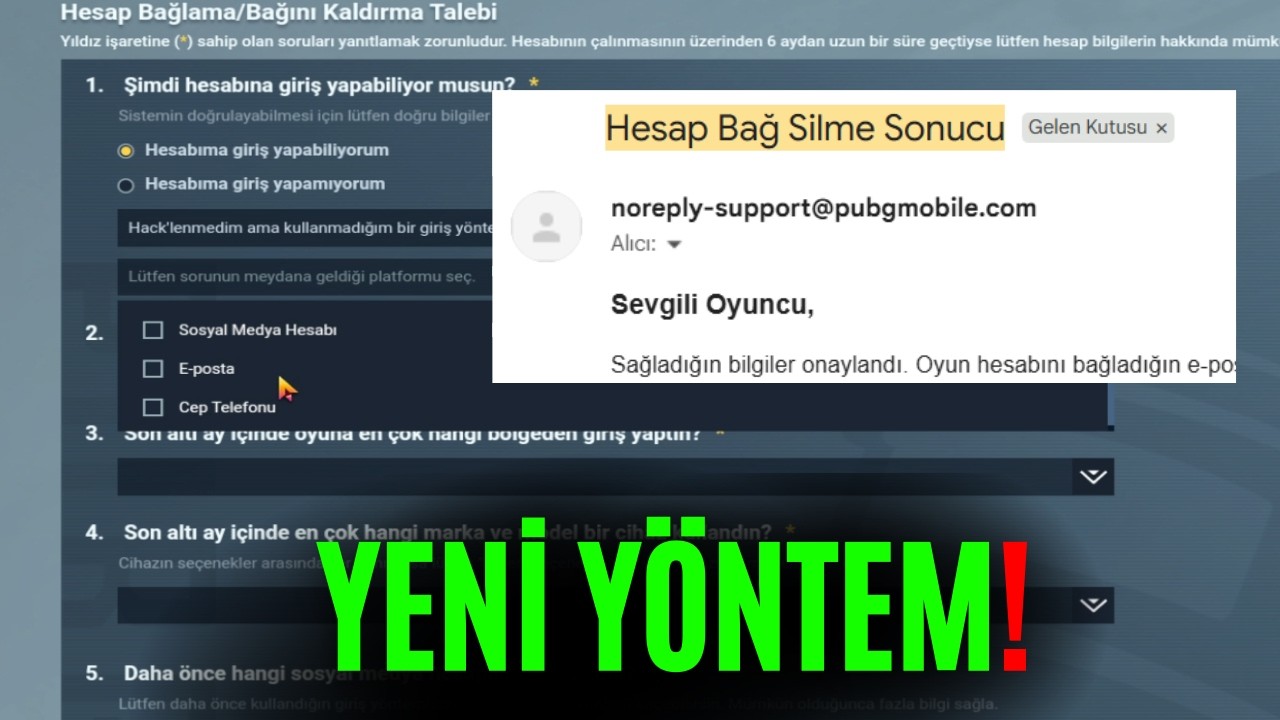 PUBG Mobile Bağ Nasıl Silinir? | Ölü Bağ Kaldırma Çözümü