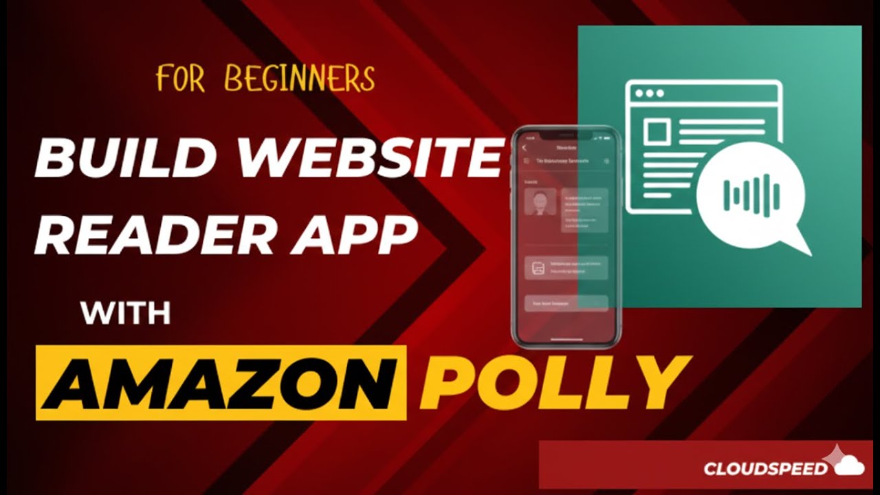 Build Web App to Convert any Website to Speech | Step by Step (Cloud Engineer Project for Beginners)