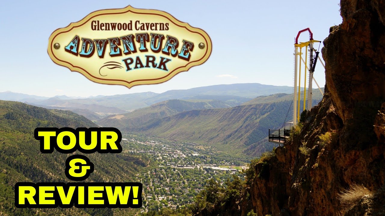 Glenwood Caverns Adventure Park Rides / Attractions Tour, Review, & POVs 2020!