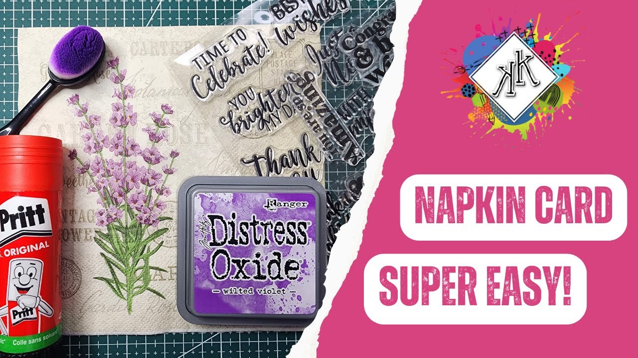 How to: Paper Napkin/Serviette Technique. No Iron required! Super Easy Tutorial! #4