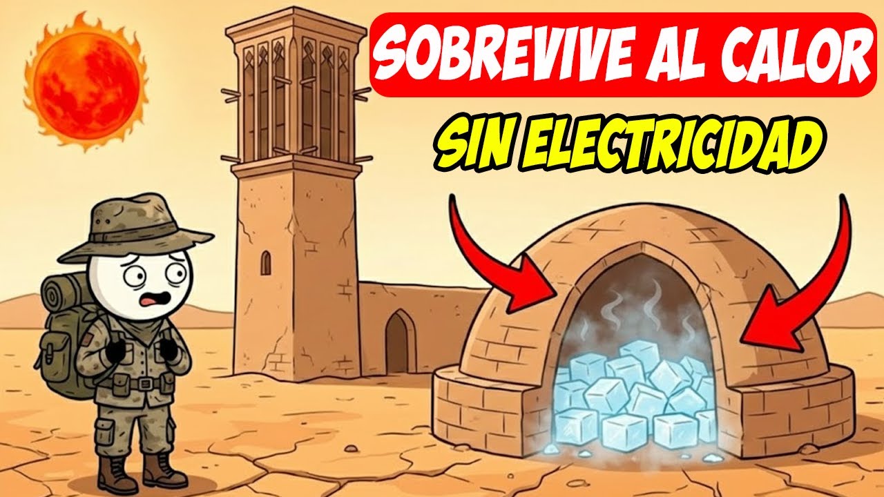 Cómo los persas fabricaban hielo a +50 °C en medio del desierto hace 2500 años (sin electricidad)