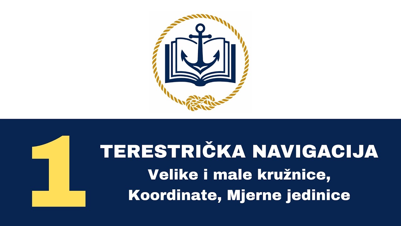 Terestrička navigacija - teorija, prvi dio