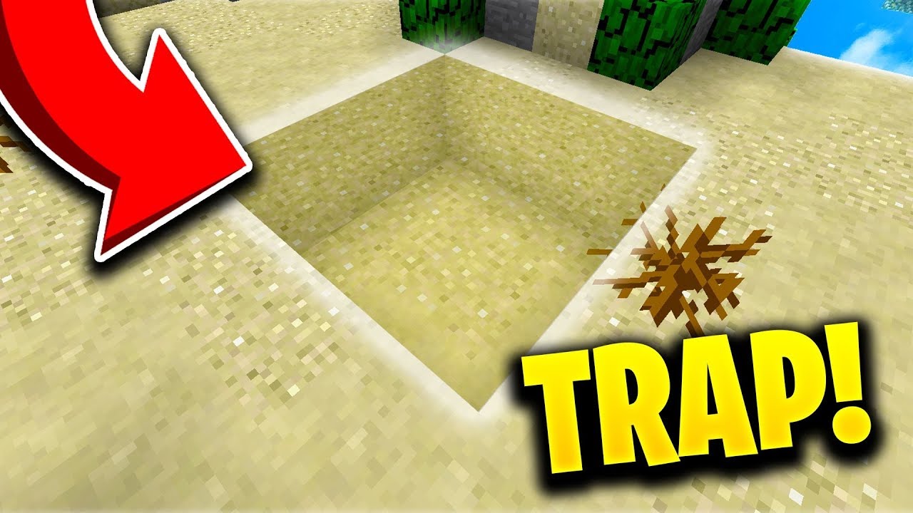 How To Make a QUICKSAND TRAP in Minecraft Pocket Edition