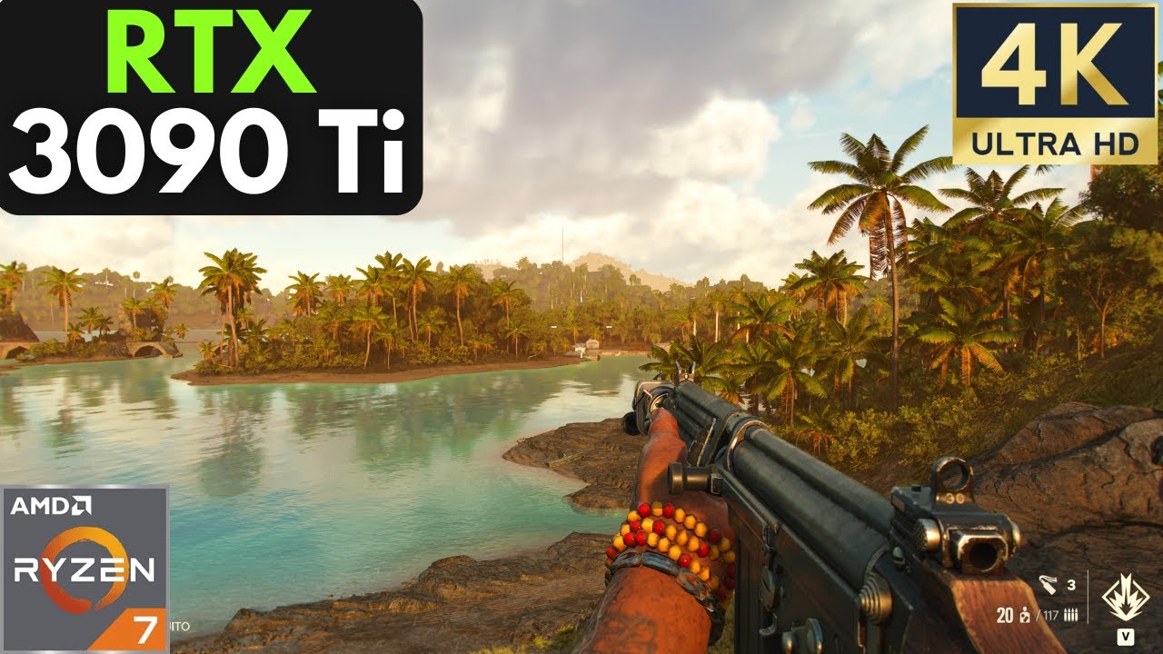 Far Cry 6: RTX 3090 Ti + Ryzen 7 5800X | 4K | Ultra Settings