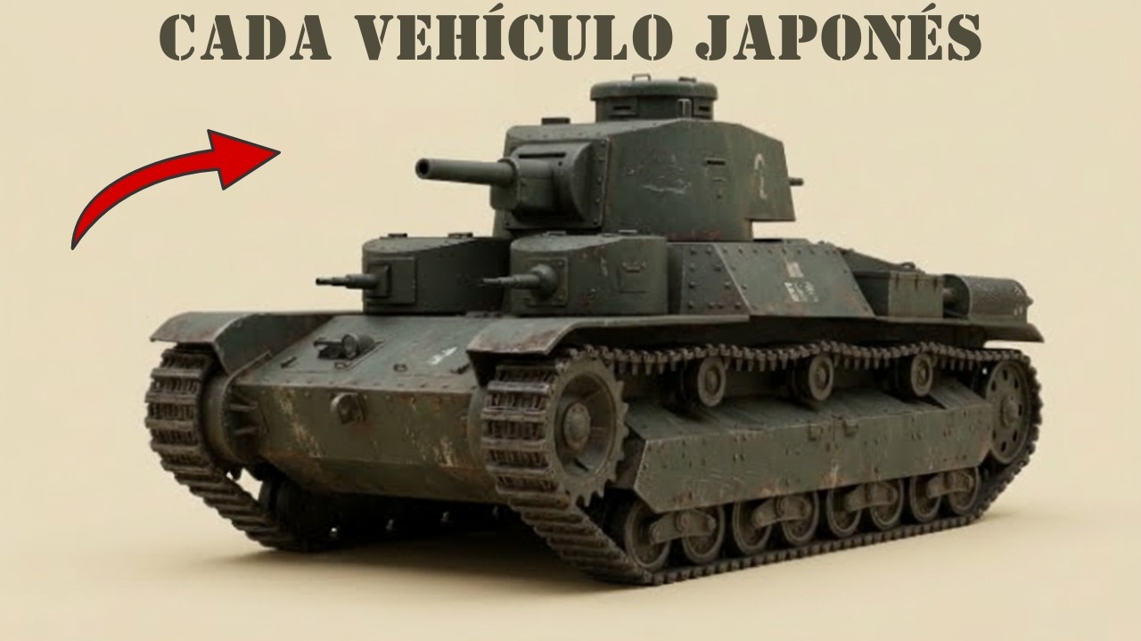 Cada vehículo militar japonés de la Segunda Guerra Mundial: El arsenal completo